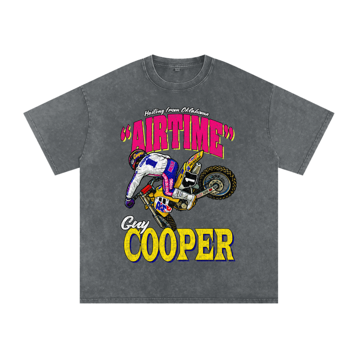 "RETRO LOOK" HAILING FROM OKLAHOMA "AIRTIME" GUY COOPER '90