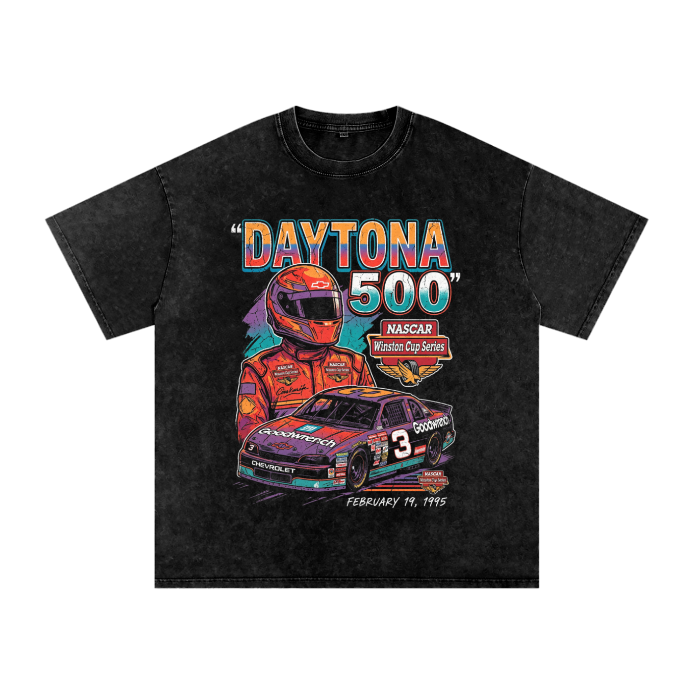 "RETRO LOOK" DAYTONA 500 " THE INTIMIDATOR"