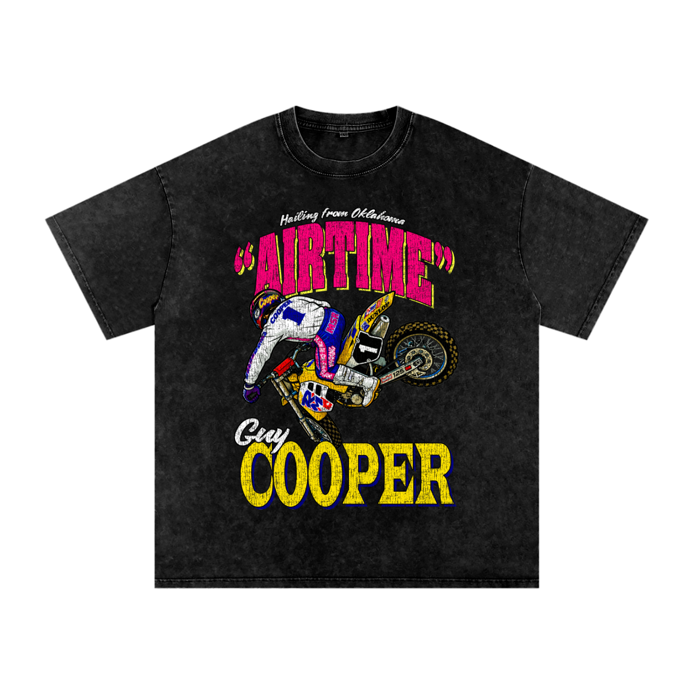"RETRO LOOK"  HAILING FROM OKLAHOMA "AIRTIME" GUY COOPER '90