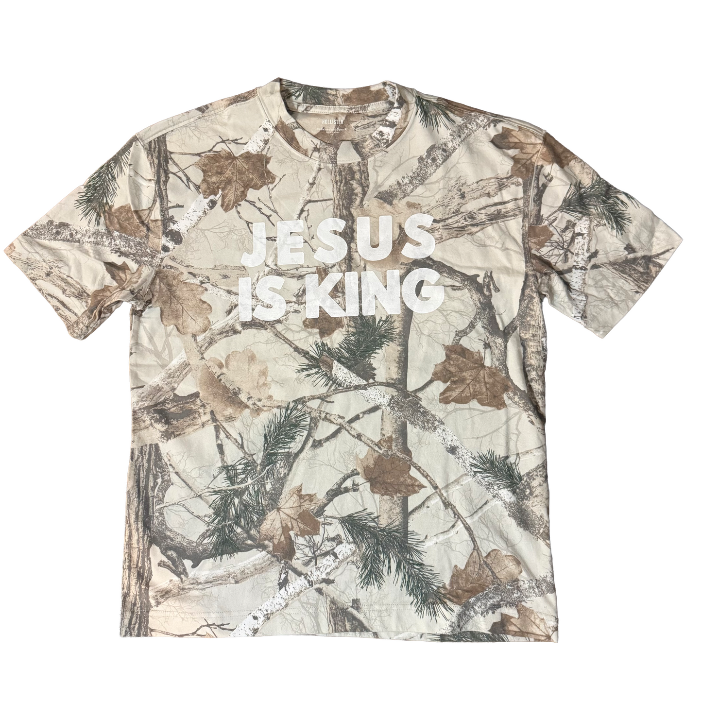 JESUS IS KING Cream Camo