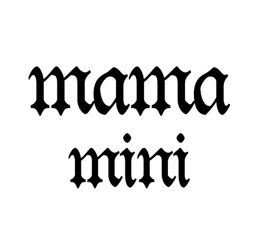 MAMA MUSCLE T BUNDLE WITH MINI