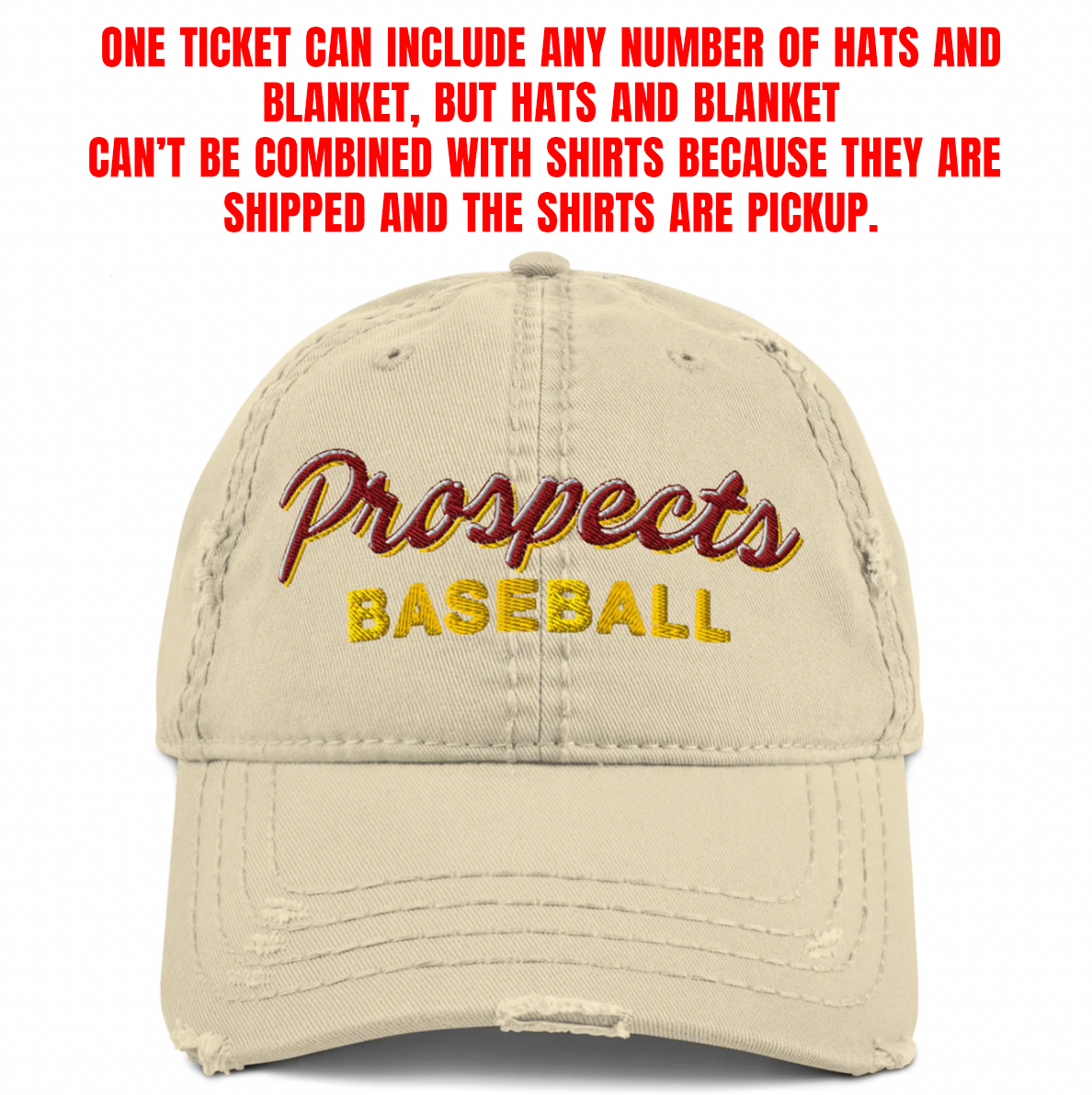 PROSPECTS DISTRESSED DAD HAT