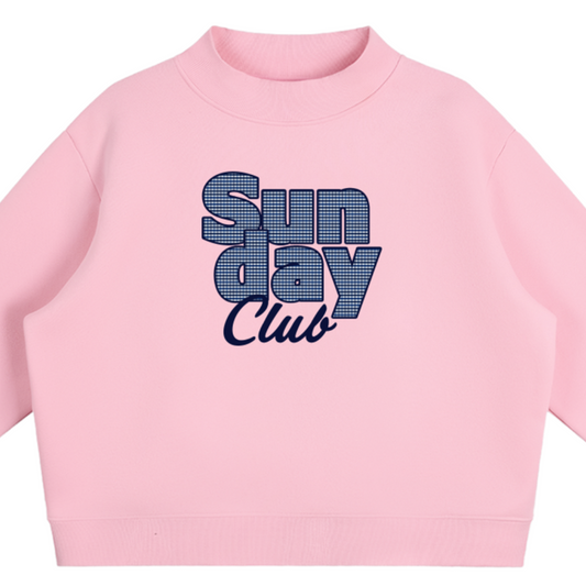 SUNDAY CLUB MOCK NECK CREW